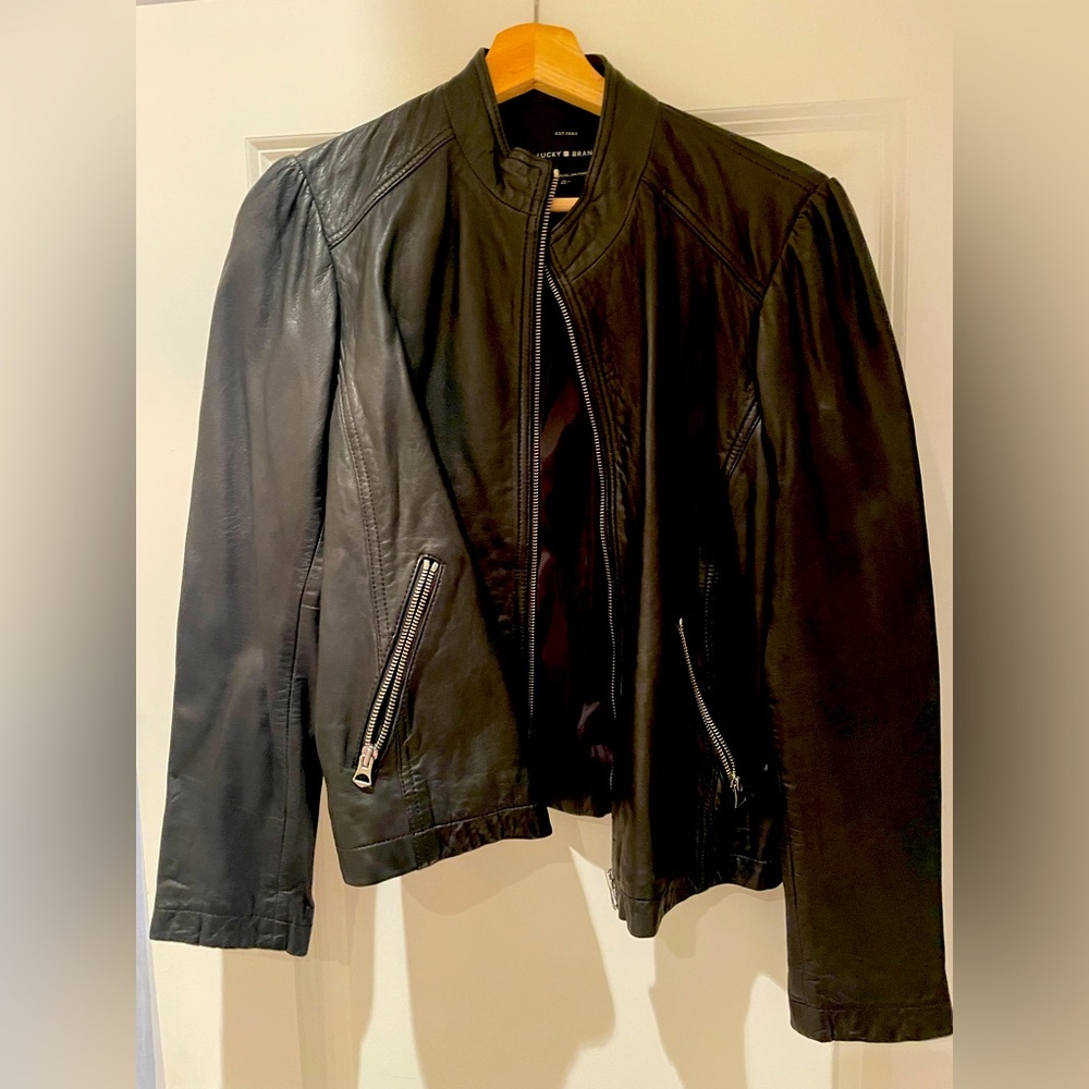 Lucky Brand Black Leather Jacket